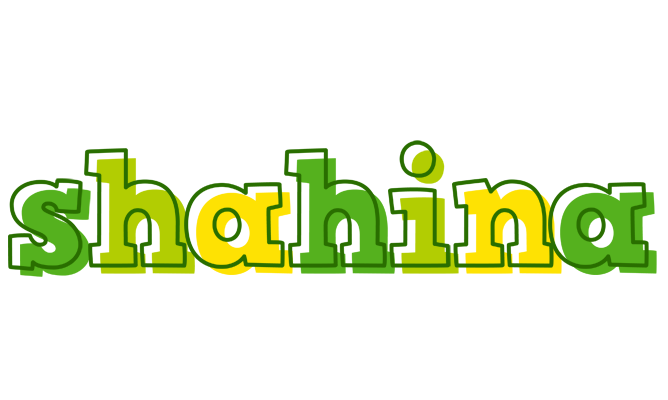 Shahina juice logo