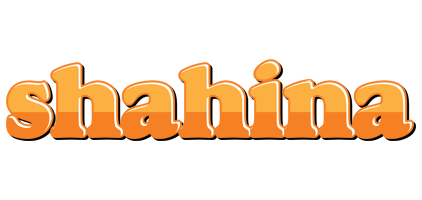 Shahina orange logo