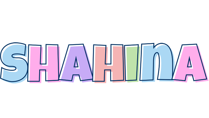 Shahina pastel logo