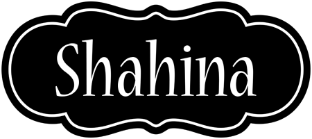 Shahina welcome logo