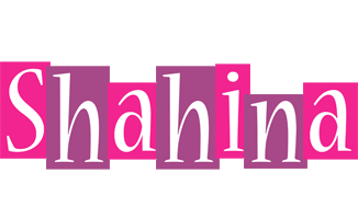 Shahina whine logo