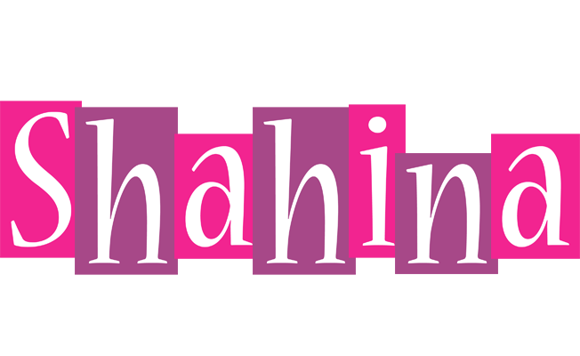 Shahina whine logo