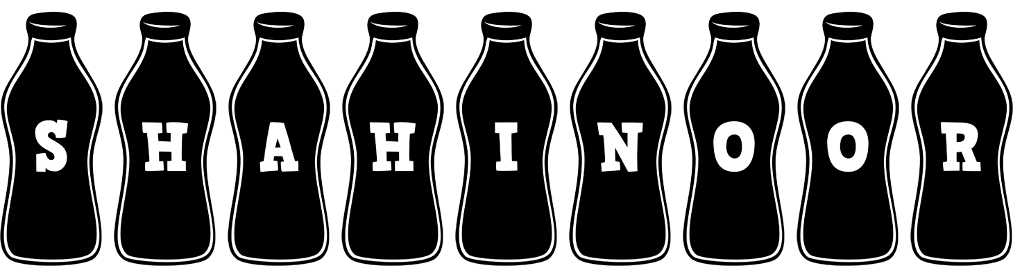 Shahinoor bottle logo