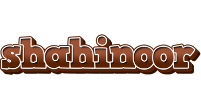 Shahinoor brownie logo