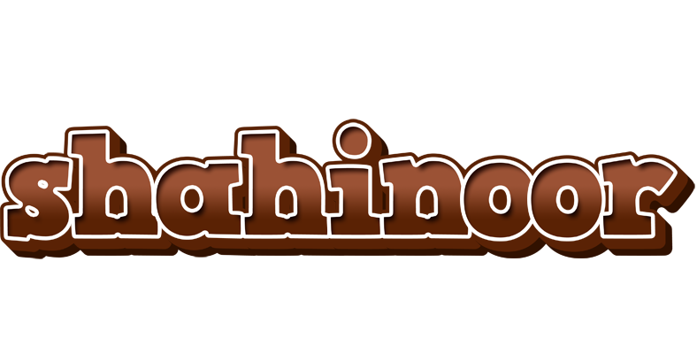 Shahinoor brownie logo