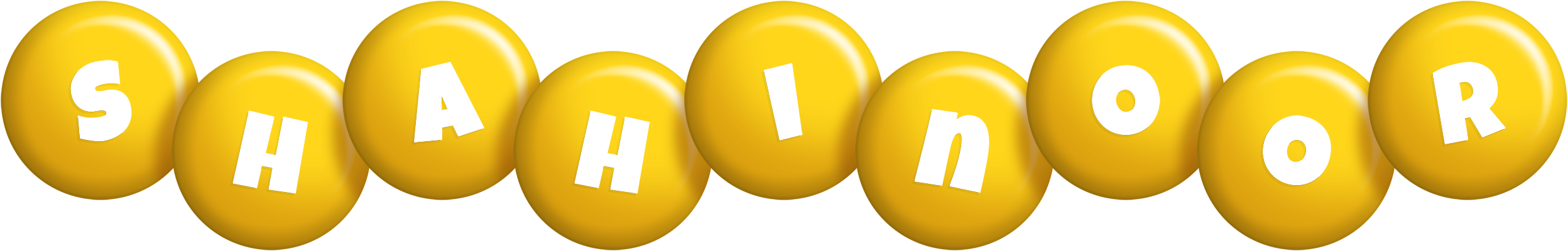 Shahinoor candy-yellow logo