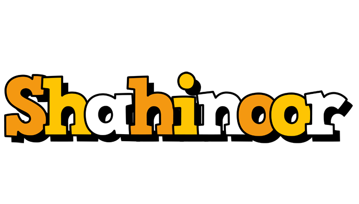 Shahinoor cartoon logo