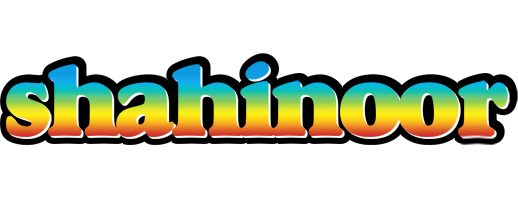 Shahinoor color logo