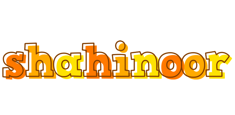 Shahinoor desert logo
