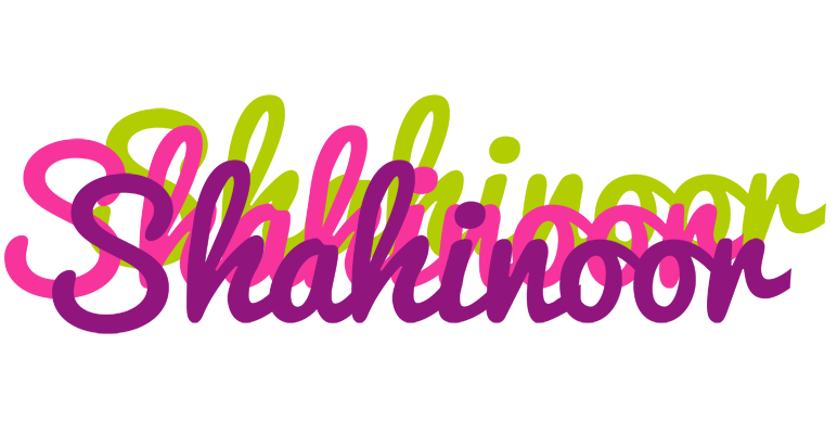 Shahinoor flowers logo