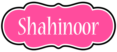 Shahinoor invitation logo