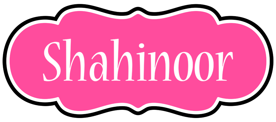 Shahinoor invitation logo