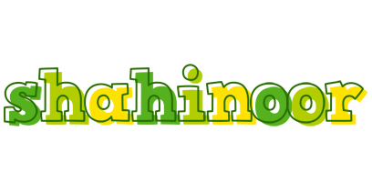 Shahinoor juice logo