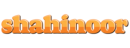 Shahinoor orange logo