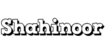 Shahinoor snowing logo