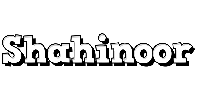Shahinoor snowing logo