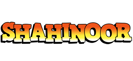 Shahinoor sunset logo