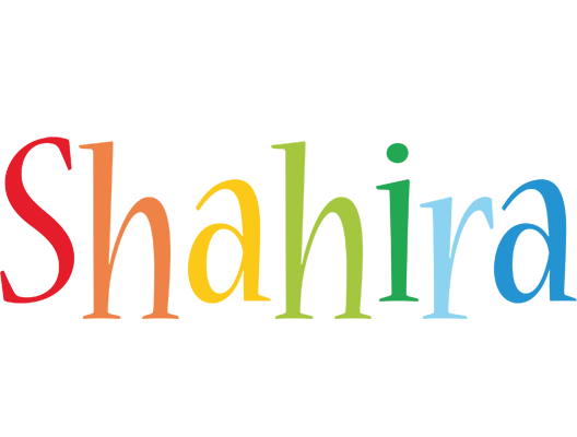 Shahira birthday logo