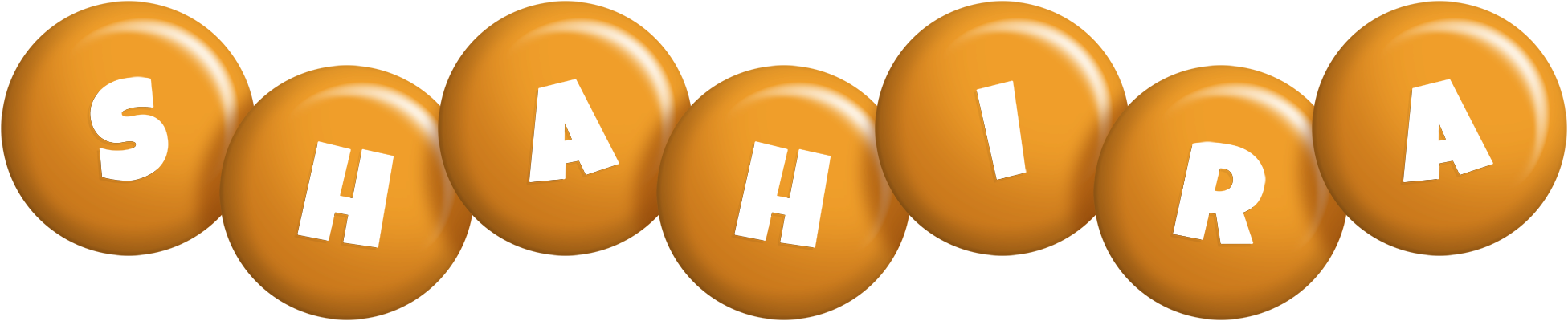 Shahira candy-orange logo