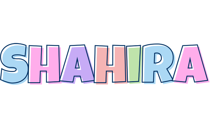 Shahira pastel logo