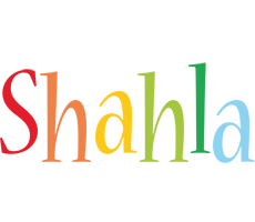 Shahla birthday logo