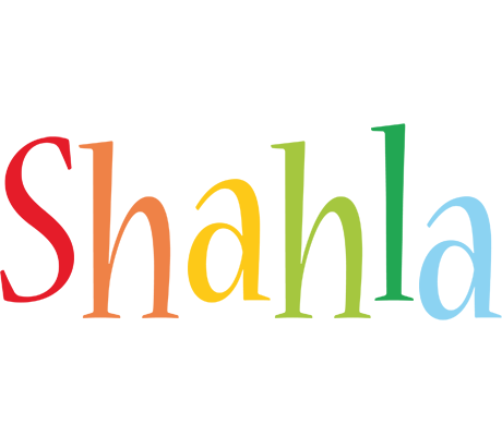 Shahla birthday logo