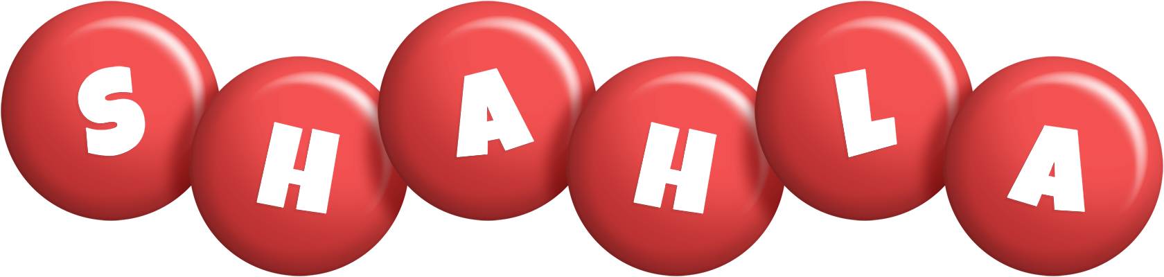 Shahla candy-red logo