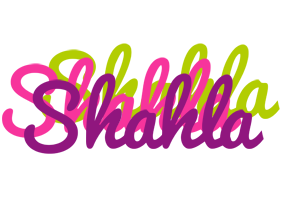 Shahla flowers logo