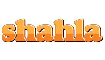 Shahla orange logo