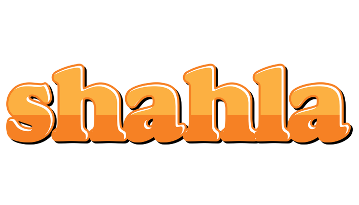 Shahla orange logo