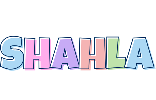 Shahla pastel logo