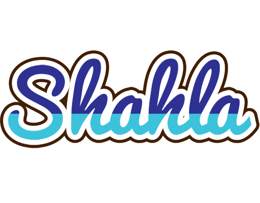 Shahla raining logo