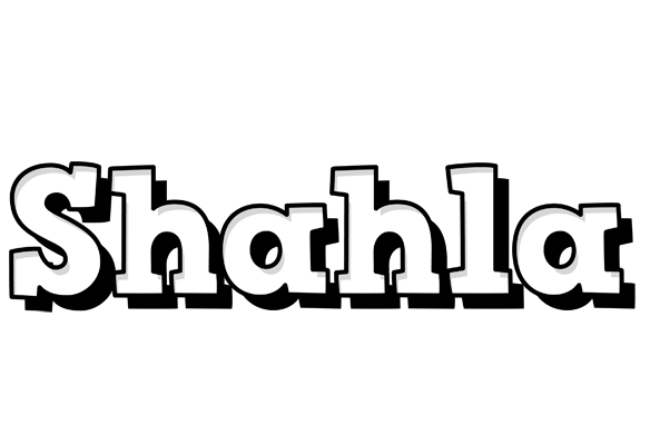 Shahla snowing logo
