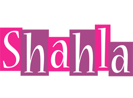 Shahla whine logo