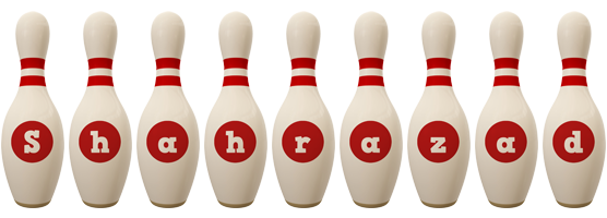 Shahrazad bowling-pin logo