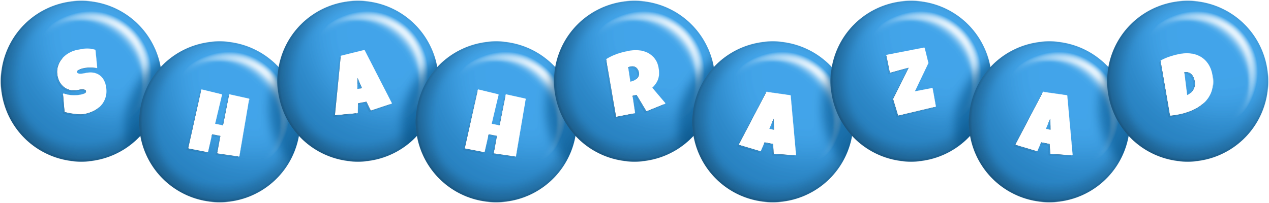 Shahrazad candy-blue logo