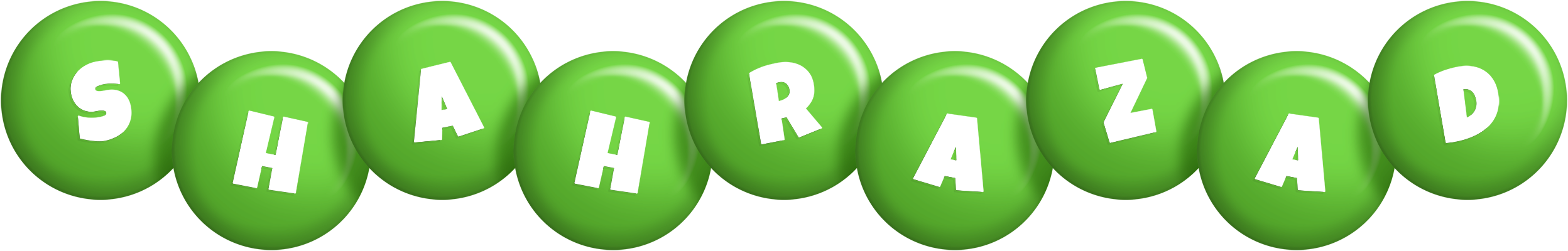 Shahrazad candy-green logo
