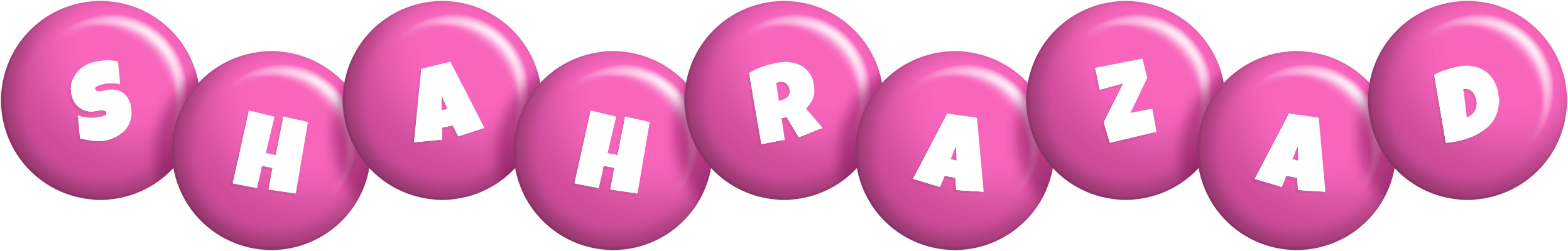 Shahrazad candy-pink logo
