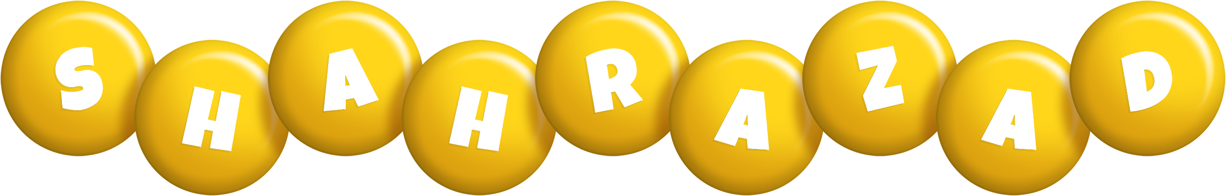 Shahrazad candy-yellow logo