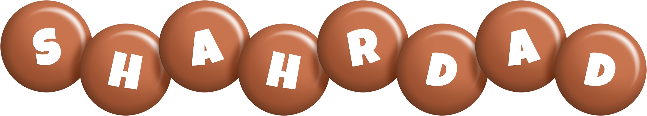 Shahrdad candy-brown logo