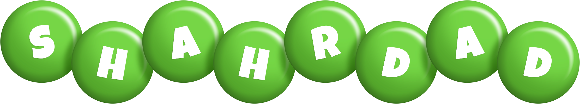 Shahrdad candy-green logo