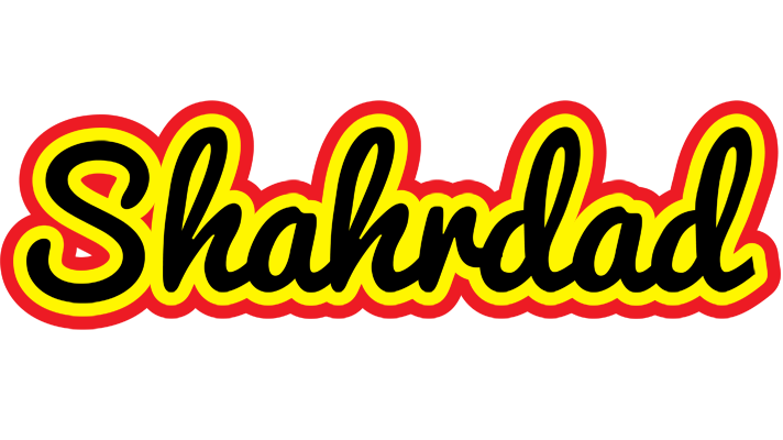 Shahrdad flaming logo