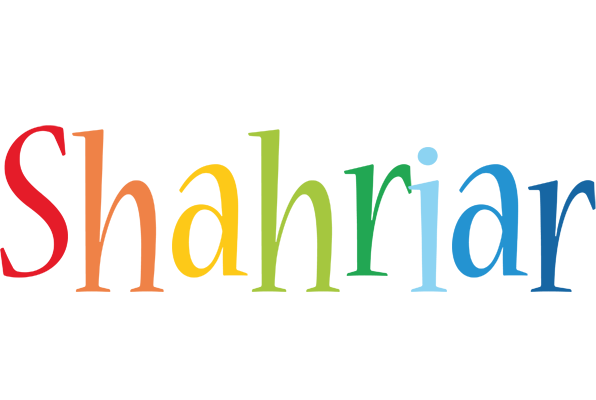 Shahriar birthday logo