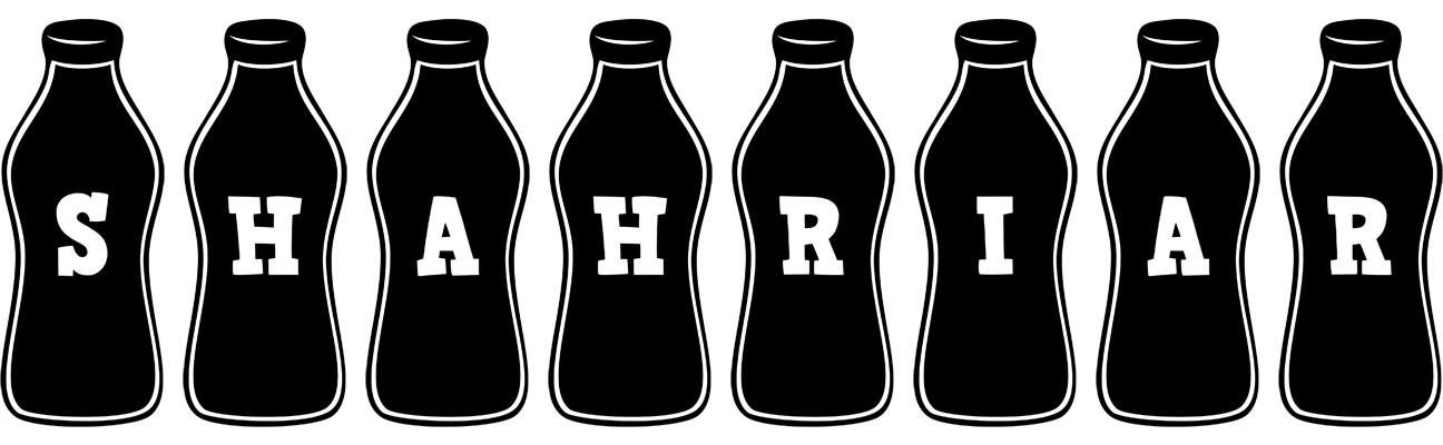 Shahriar bottle logo
