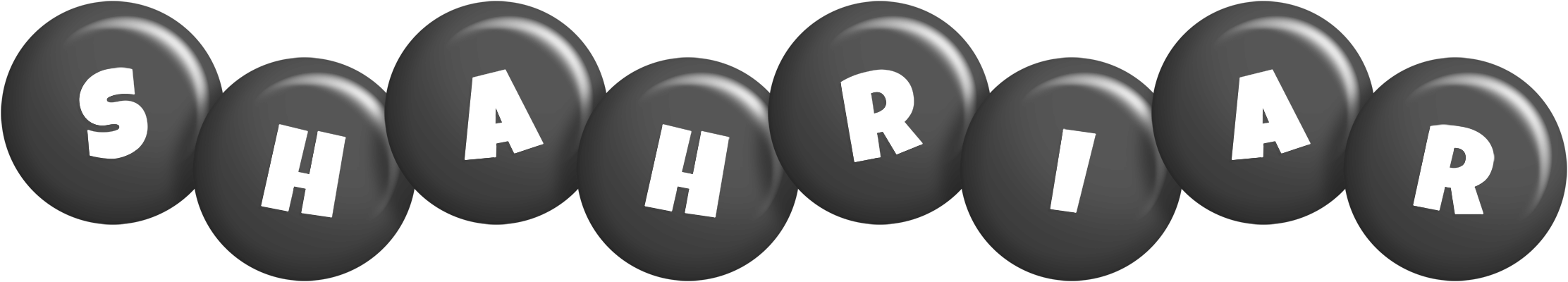 Shahriar candy-black logo