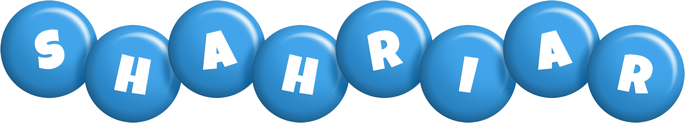 Shahriar candy-blue logo
