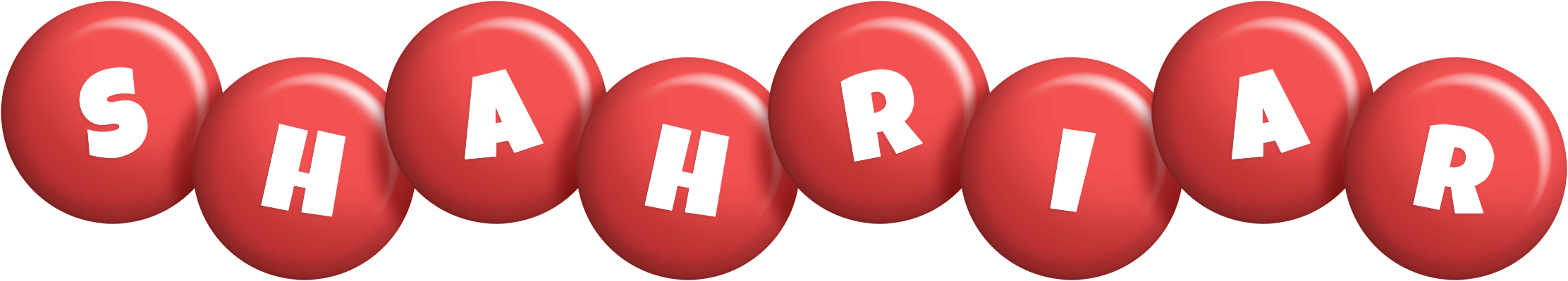 Shahriar candy-red logo