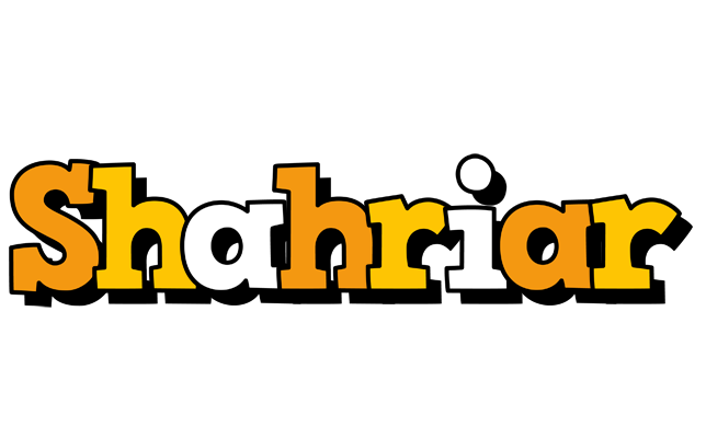 Shahriar cartoon logo