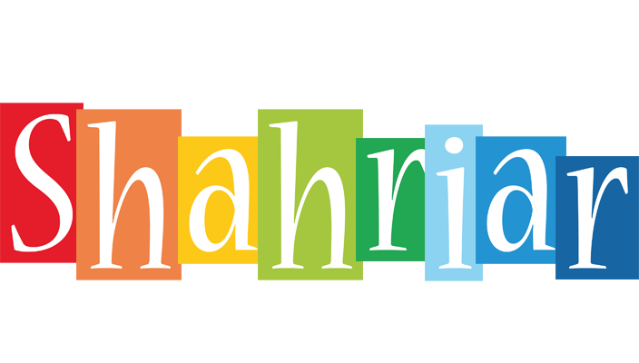 Shahriar colors logo