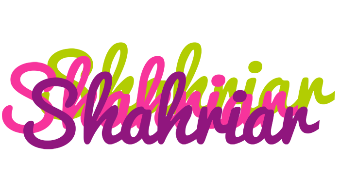 Shahriar flowers logo